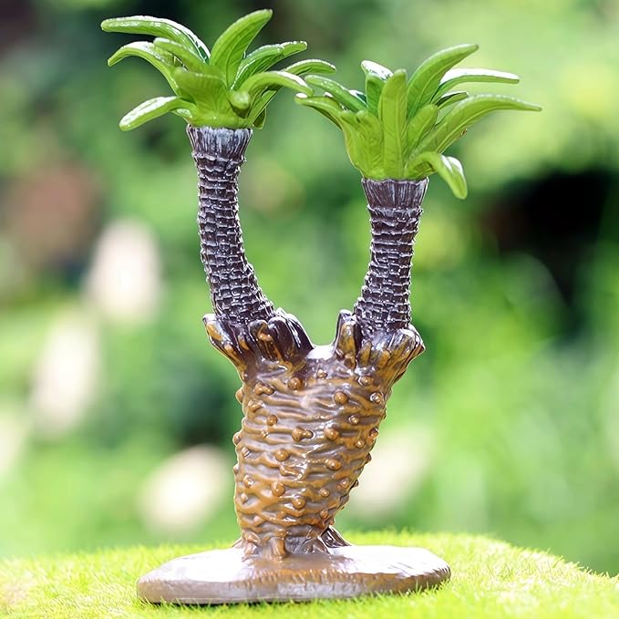 Gemini&Genius Cycas Plant Action Figure Toys for Kids Prehistoric Jungle Trees Figure Cycas Toys, DIY Educational or Decoration Sago Palm Plant Toy