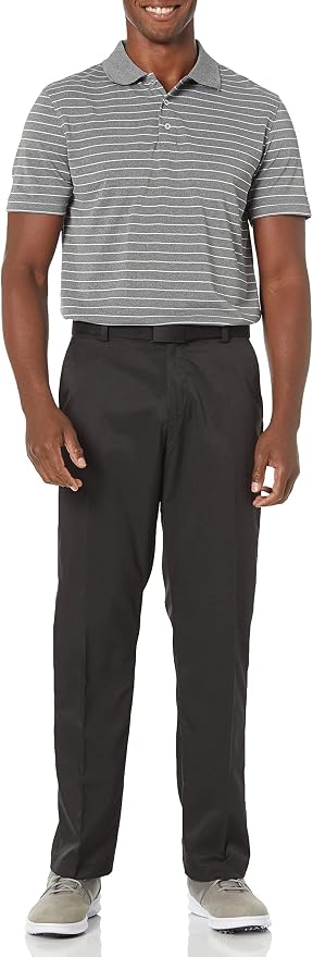 Amazon Essentials Men's Moisture Wicking Golf Polo Shirt, Short Sleeve, Slim-Fit, Quick-Dry, Active Wear