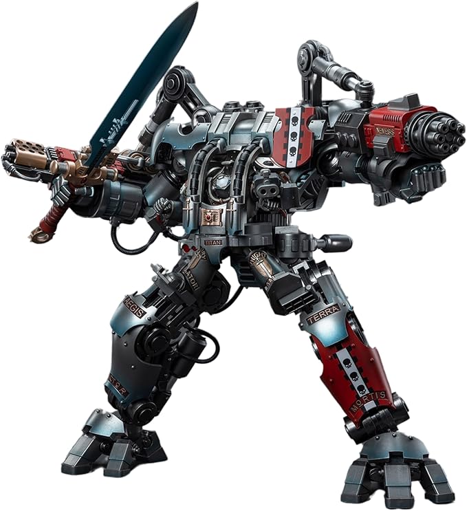 JOYTOY Action Figure 1/18 Mecha Grey Knights Nemesis Dreadknight Mech Including Figure Vibova 2PCS Collection Model Christmas Birthday Gift