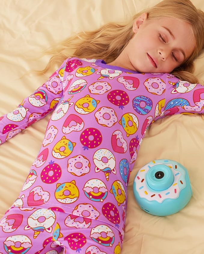 Bamboo Viscose Toddler Girls Kids Pajamas Unicorn Mermaid Pjs Long Sleeve Snug fit 12M-8Y 2pcs Soft Jammies