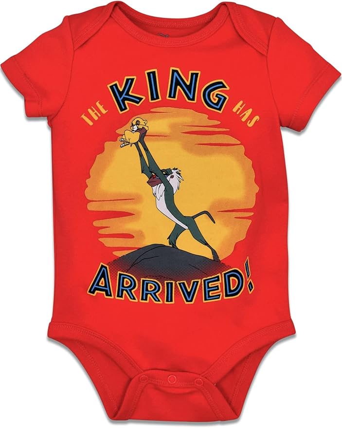 Disney Baby 5 Pack Bodysuits Newborn to Infant Sizes (Newborn - 24 Months)