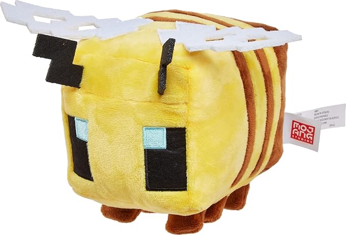 Mattel Minecraft Basic Plush Character Soft Dolls, Video Game-Inspired Collectible Toy Gifts for Kids & Fans Ages 3 Years Old & Up
