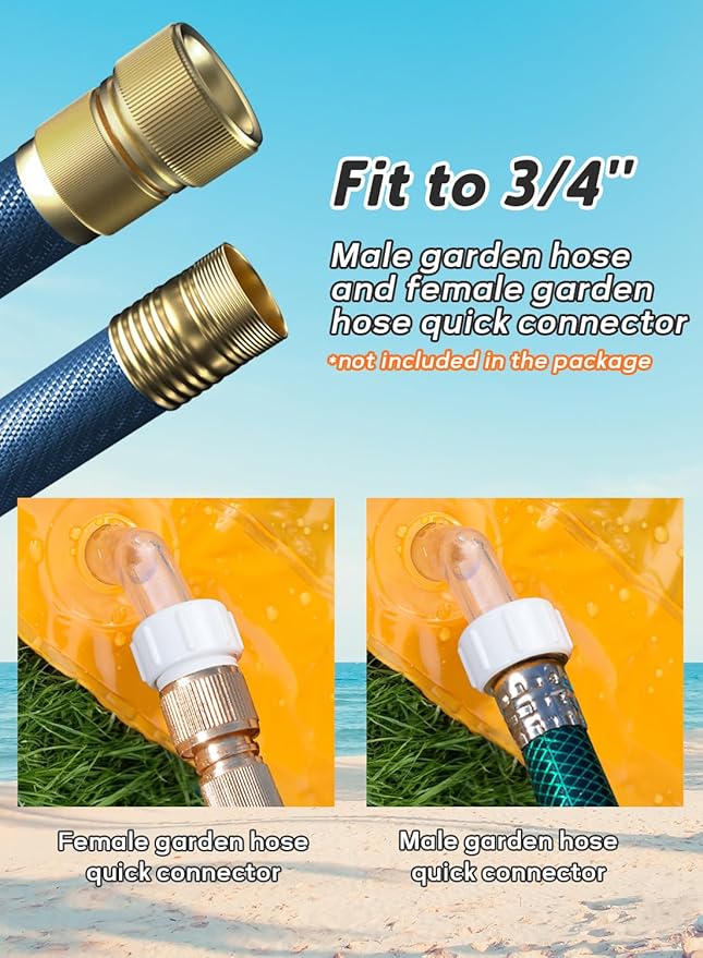 Spring Water 20FT Slip and Slide, Extra Long Water Slide for Kids and Adults, Slip n Slide with 2 Inflatable Bodyboards and Sprinkler, Giant Summer Heavy Duty Water Slides Outdoor Toys for Backyard