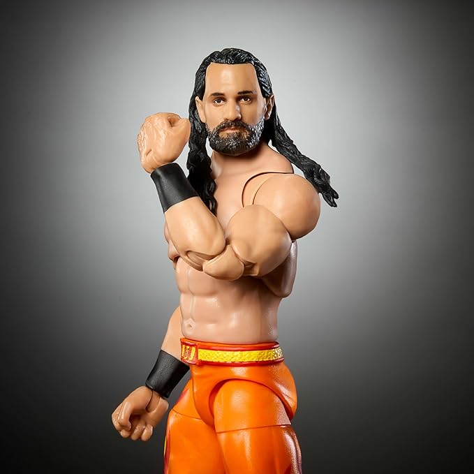 Mattel WWE Ultimate Edition Action Figure Seth Rollins Fan Takeover Collectible with Interchangeable Accessories, Extra Heads & Swappable Hands
