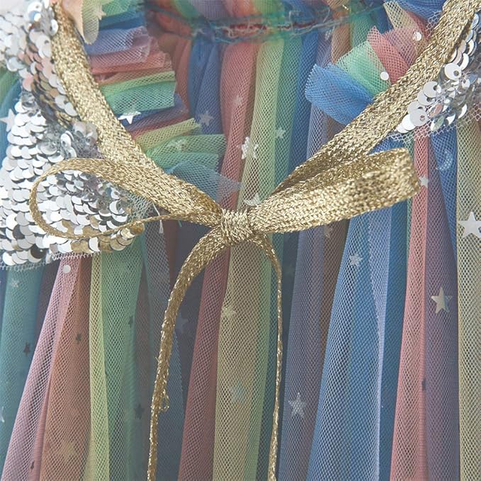 FKKFYY Rainbow Cape Cloak for Girl Princess