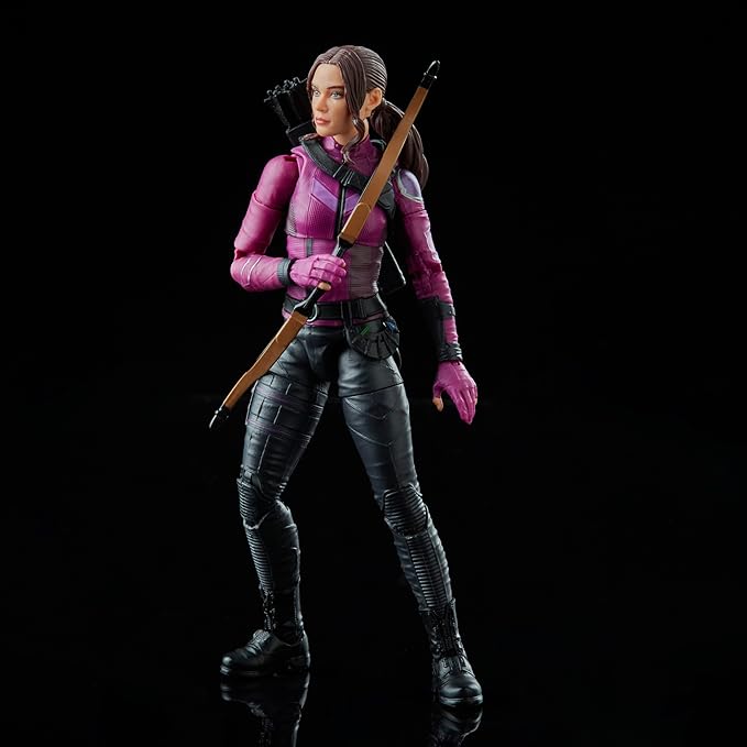 Marvel Legends Series MCU Disney Plus Kate Bishop Hawkeye Series Action Figure 6-inch Collectible Toy, 3 Accessories, 1 Build-A-Figure Part