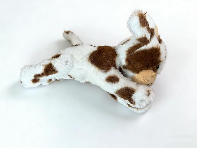 Cute Cow Plush Stuffed Animal Doll Toy 10 inch for Girls Boys One Pieces（Each one has a Different Pattern） (Cow pa bd Brown