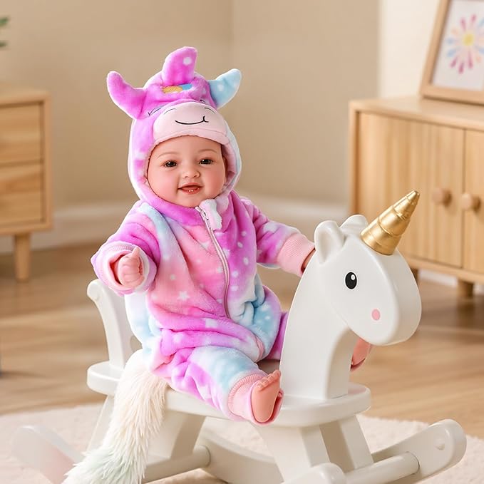 BABESIDE Baby Dolls, 17inch Large Realistic Cute Soft Body Baby Doll Real Life Baby Dolls with Accessories for 3+ Year Old Girls Gifts, Pretend Play, Collection