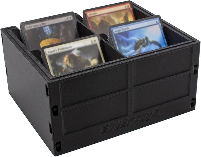 EnderToys TCG Rip Sort and Ship Station Sort Tray and Card Protector Caddy - Modular Collectible Trading Card Organization, Storage and Prep System