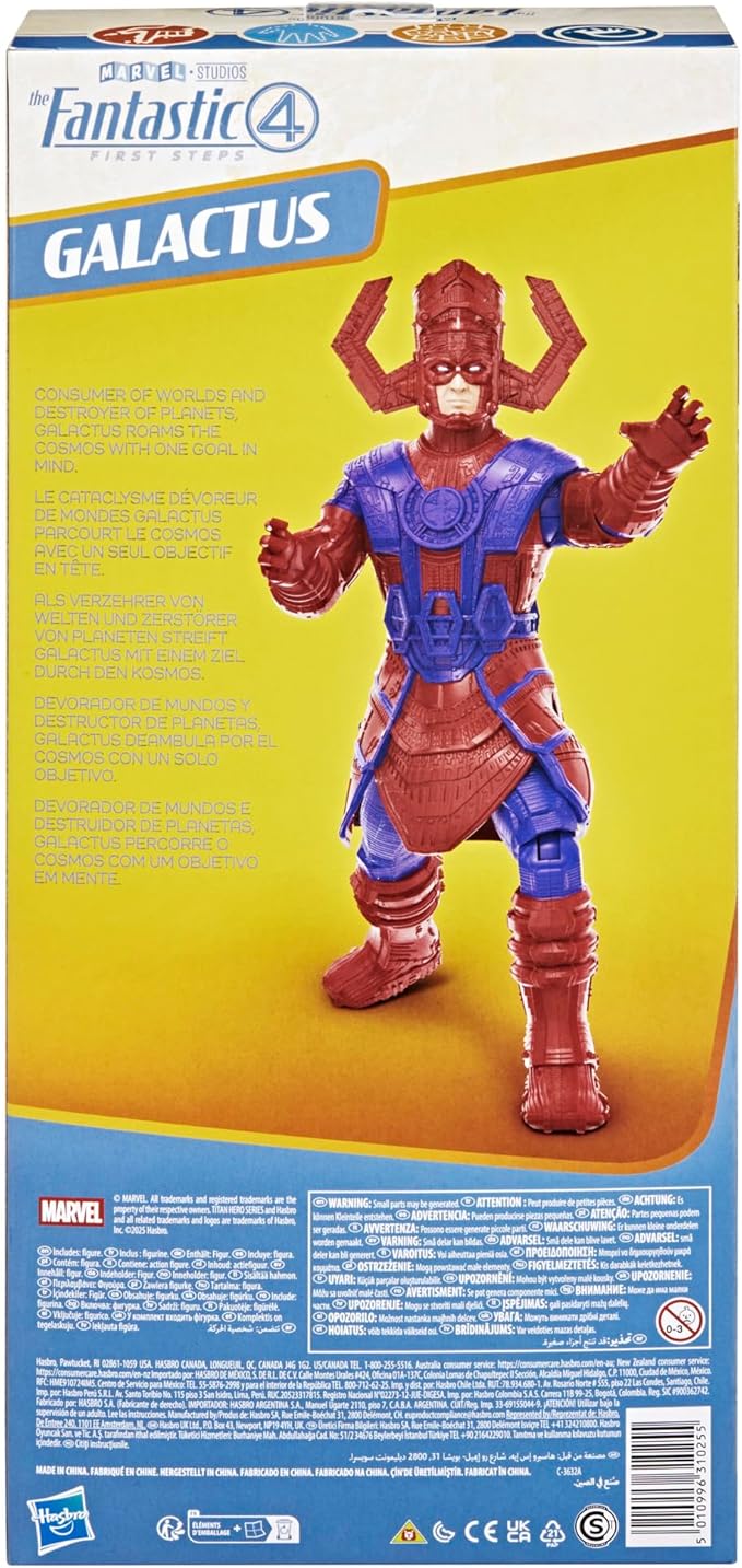 Marvel Studios Titan Hero Series The Fantastic Four: First Steps Galactus Action Figure, 12-Inch-Scale Super Hero Figures & Toys, 4+ Years