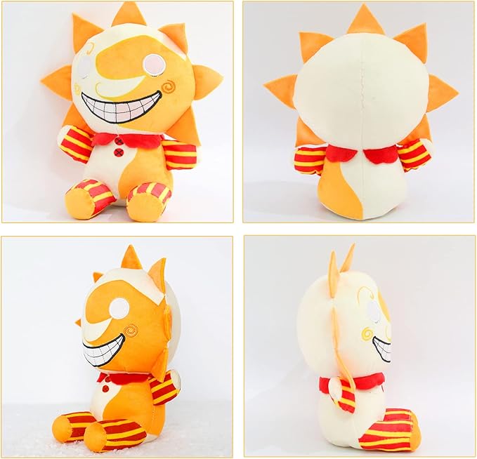 TZMAPU Sundrop and Moondrop Security Breach Plush, Clown Figure and Collection Stuffed Animals Plush Toys,Birthday Christmas for Kids and Fans