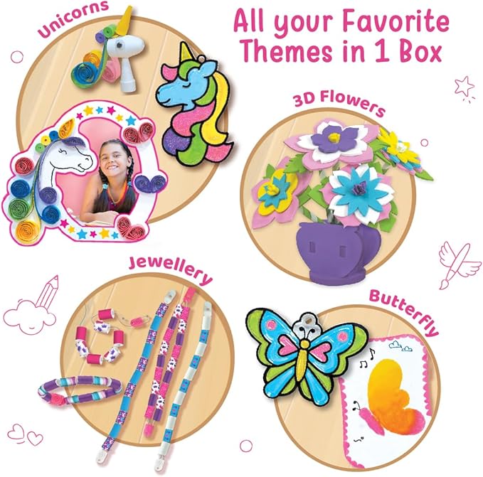 Imagimake Fabulous Craft Kit | Creative Toy & DIY Set | Arts and Crafts for Kids | Activity Craft Kits | Gifts for 5 6 7 8 9 10 11 12 Years