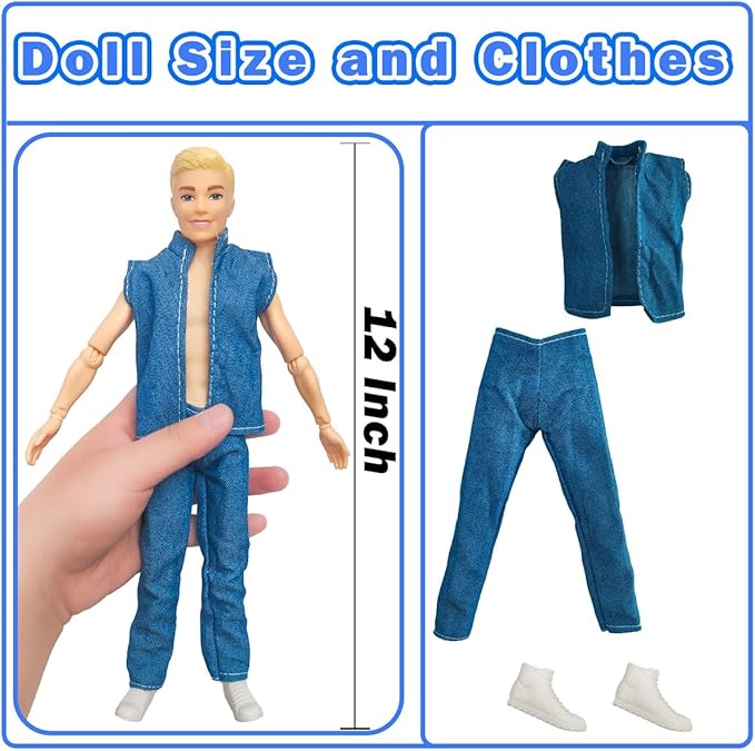 Interactive Family Toy Fun Action Figures Set, Imaginative Family Doll Play
