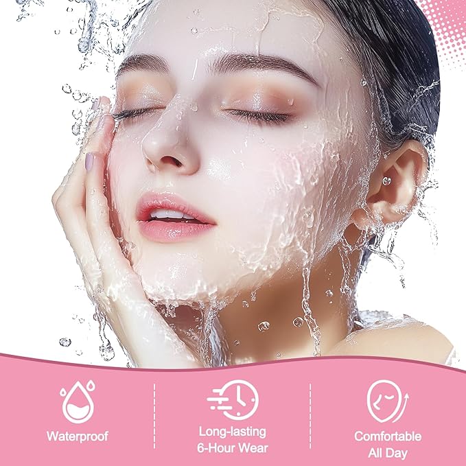 180PCS Face Lift tape Invisible, Face Lift Tape with 8 bands, Neck Tape Lifting Invisible - Waterproof Instant V-Shaped Lifting Patches for Sagging Skin, Eyes, Double Chin & Wrinkles