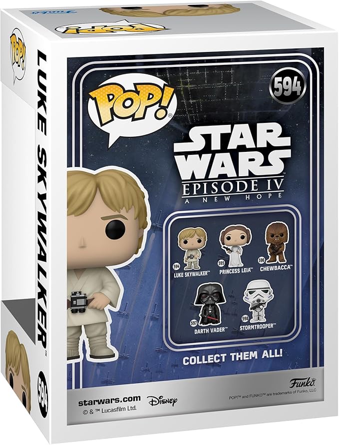 Funko Pop Star Wars: Star Wars New Classics - Luke Skywalker - Collectable Vinyl Figure - Gift Idea - Official Merchandise - Toys for Kids & Adults - Sci-Fi Fans - Model Figure for Collectors