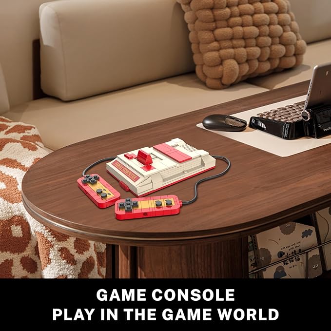 JMBricklayer Adult Vintage Building Sets 20132, Retro Game Console Computer Radio Collectible Model to Build, Nostalgic 80s Gifts for Retro Lovers and Gamers, Unique Vintage Decor Elements(552 Pieces)