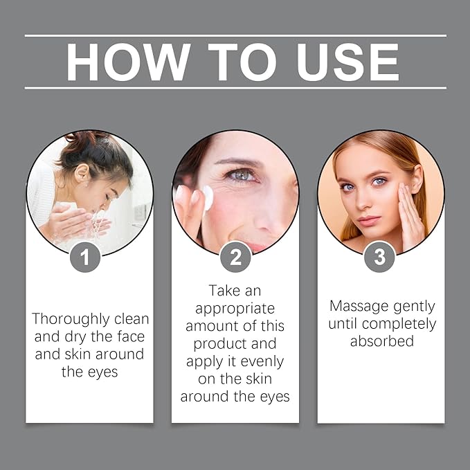 Hydrating Eye Cream - Reduces Fine Lines, Boosts Elasticity, Improves Eye Contour(4pcs)