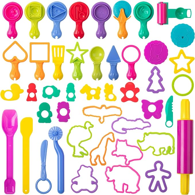 Mr. Pen- Play Dough Tools Kit, 45 Pcs, Playdough Toys, Playdough Sets for Kids, Playdough Accessories, Molds for Play Dough, Playdough Toys for Kids