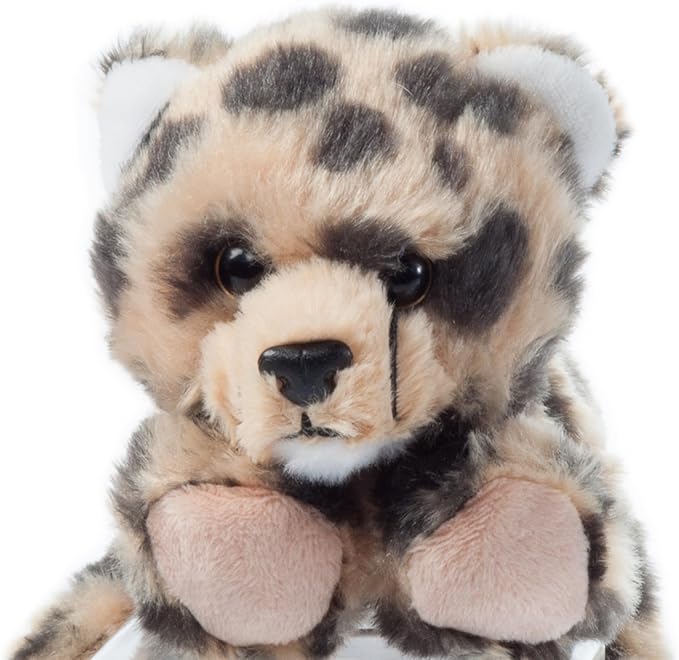 The Petting Zoo Cheetah Stuffed Animal Plushie, Gifts for Kids, Wild Onez Babiez Zoo Animals, Cheetah Plush Toy 6 inches