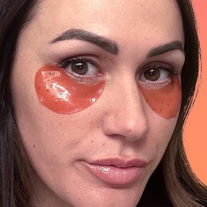 Derma E Retinol + Bakuchiol Under Eye Patches (30 Pairs) Non-Irritating, Line Smoothing Hydro Gel Eye Patches with Rose Water & Real Hibiscus Petals, Helps Reduce Fine Lines, Crow's Feet, 60ct