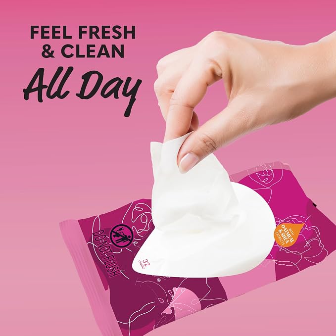 Summer's Eve Amber Nights Daily Refreshing Feminine Wipes, Removes Odor, pH Balanced, 32 count (Pack of 3)