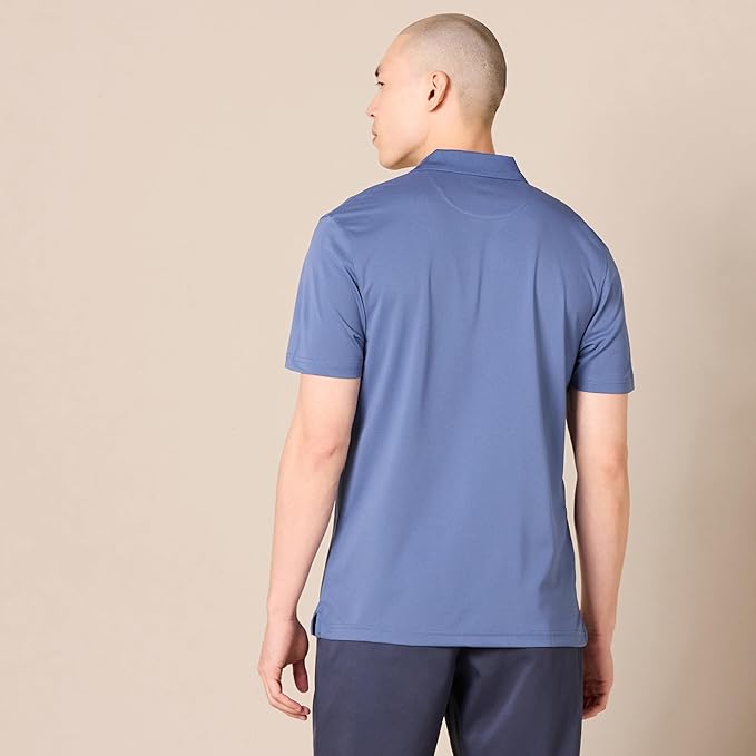 Amazon Essentials Men's Moisture Wicking Golf Polo Shirt, Short Sleeve, Slim-Fit, Quick-Dry, Active Wear
