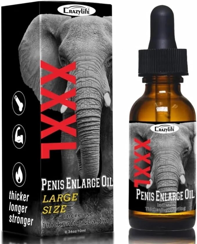 Extra Strength Men Enlarge Male Enlargement Oil 10ml by Crazylife (Pack of 3)