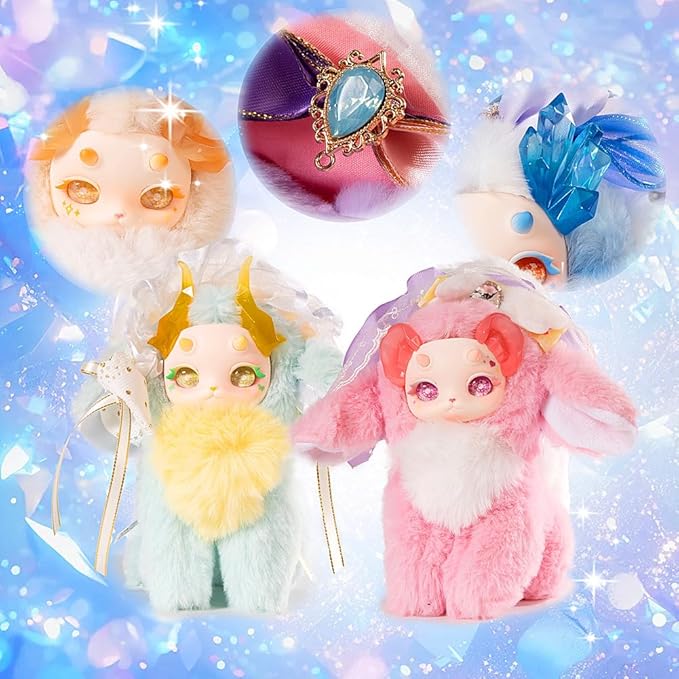 Tutulong Plush Blind Box， Plush Figure Toys 1PC (1 of 7 Possible Styles) Collectible Birthday Gifts 7 in