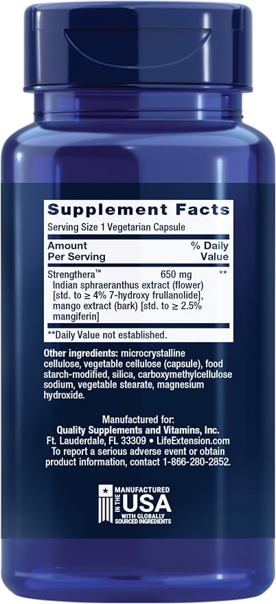 Life Extension Active Vitality & Strength, Functional Fitness, Muscle Health, Physical Independence, 1-Daily, Non-GMO, Gluten-Free, 30 Capsules
