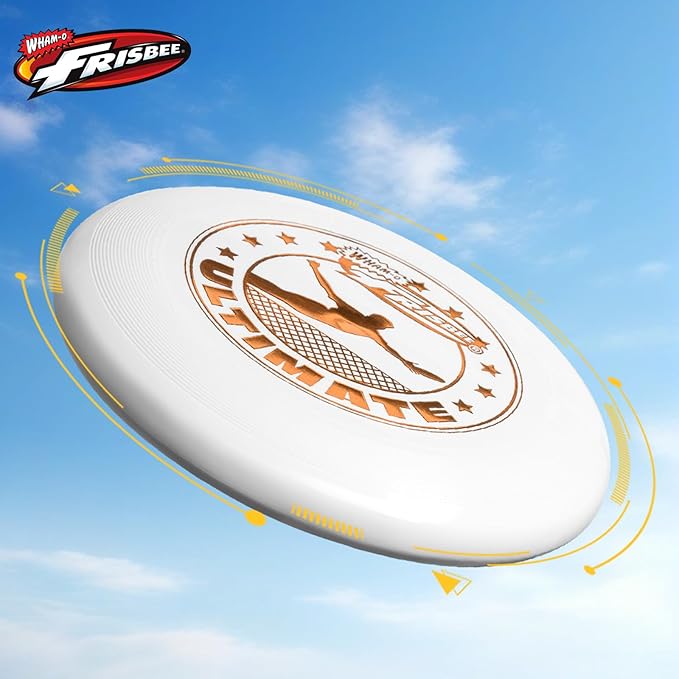 Wham-O Frisbee Official Ultimate 175g Flying Disc, 10.75 Inch, Professional Training Disc for Competition and Outdoor Fun (A(2Pack))