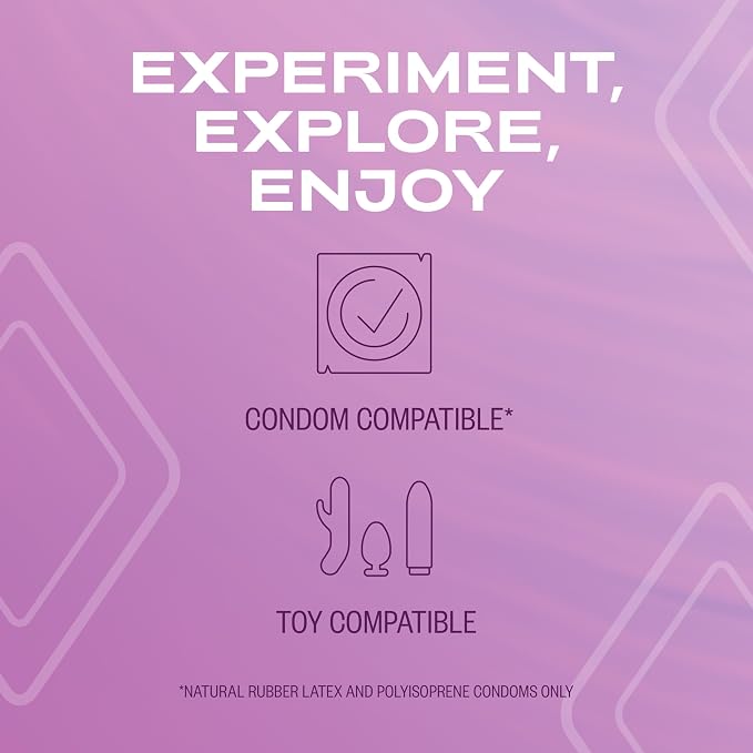 K-Y Natural Feeling with Hyaluronic Acid, Water Based Lube for Sex, Sex Toy & Anal Lube, Non-Sticky & pH-Friendly Personal Lubricant, Condom-Friendly, Travel Size, 2.5 Fl Oz