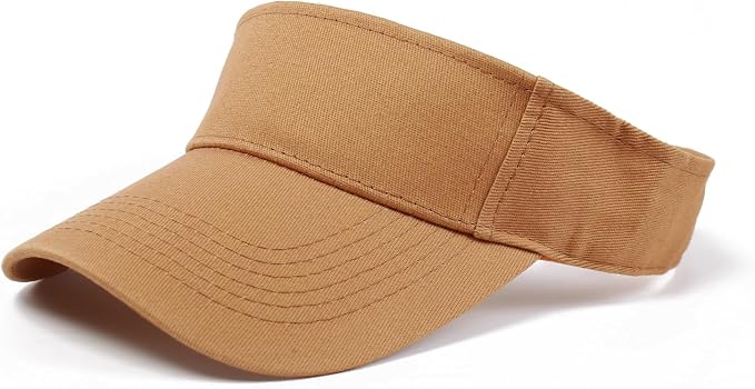 ANDICEQY Sports Sun Visor Hat, Sun Hat Visors for Women and Men for Outdoor | Adjustable Sun Visor Hats, Lightweight & Breathable, Cotton, Ideal for Running, Tennis, Golf, Outdoor Sports and Beach