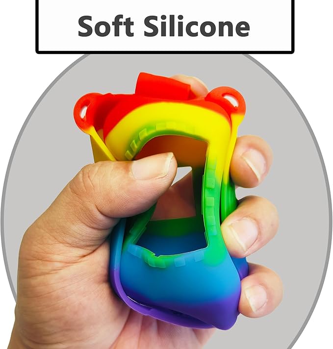 JCHPINE Silicone Cover Case for Bitzee Interactive Digital Pet and Case, Protective Skin Sleeve for Bitzee Virtual Electronic Pets Accessories (for Original 15 Animals) (Multicolor)