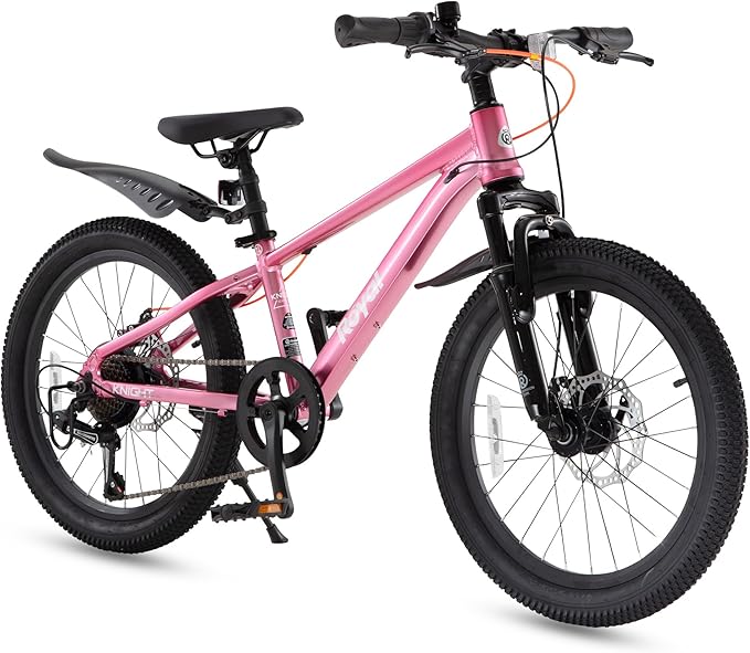 RoyalBaby Kids Mountain Bike for Boys and Girls, Ultra-Light Aluminum 20-26 Inch Wheel Bicycle for 6-14 Years Old Children, 7/21-Speeds Drivetrain