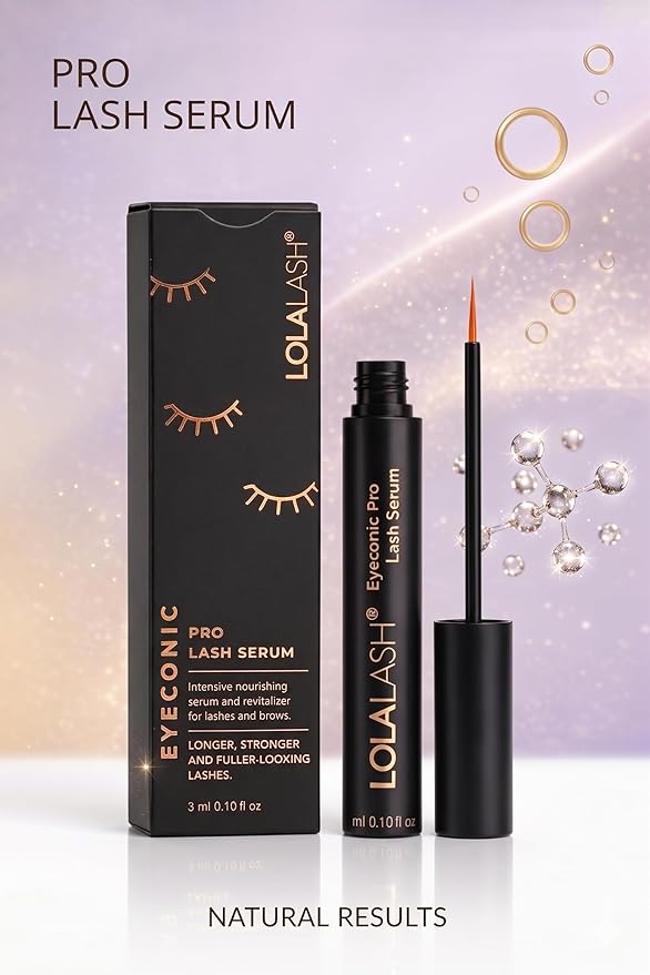 Eyelash Growth Serum | Peptide & Biotin Formula | Fuller, Longer Lashes | Gentle for Sensitive Eyes | 3ml