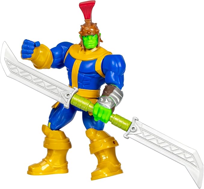 Avengers Marvel MixMashers Thanos Custom Mix-and-Match Deluxe Action Figure & Accessories, 5-Inch-Scale Super Hero Toys for Kids Ages 4+