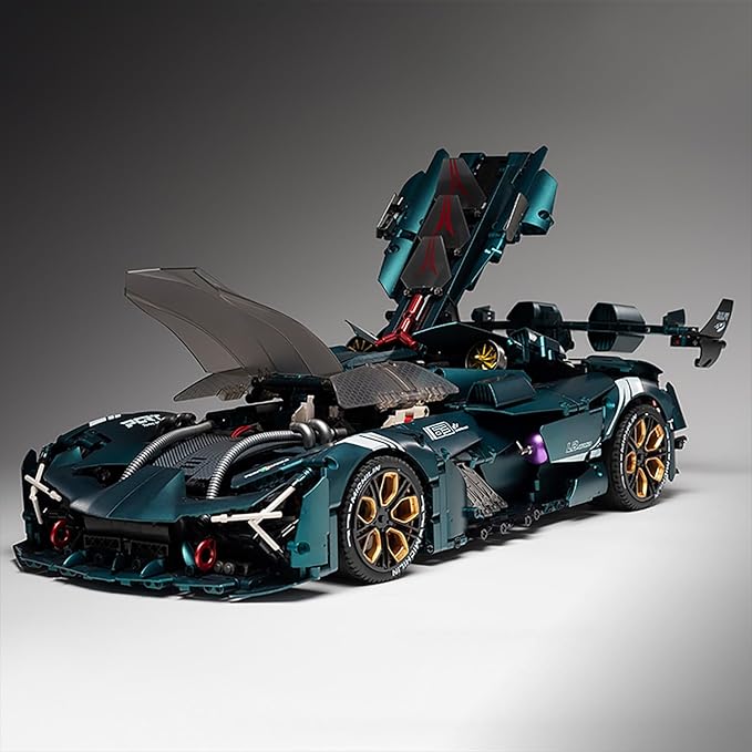 Millanio Super technic Car Model Building Kit,1:8 Scale Model and Race Engineering Toy,Adult Collectible Model Cars Kits to Build,Technic Car Sets for Adults(3446pcs)