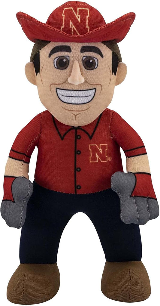 Bleacher Creatures Nebraska Cornhuskers Herbie The Husker 10" Mascot Plush Figures - A Mascot for Play or Display
