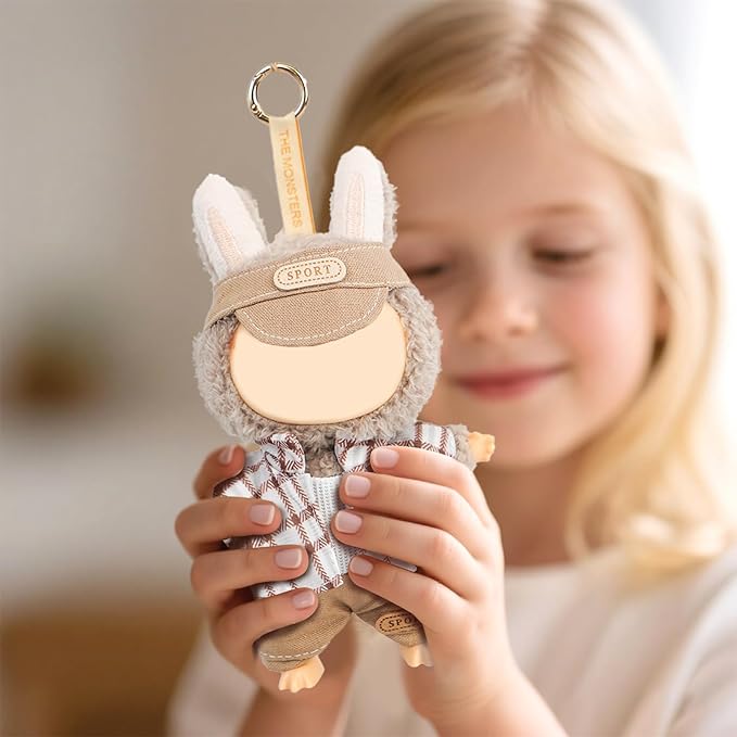 Coolcandy 17cm Doll Clothes for Doll, Fashionable Dolls Outfit with Accessories Suit, Stylish Adorable Dolls Clothes Set, Soft Fabric, Detailed Stitching(Doll Not Included)