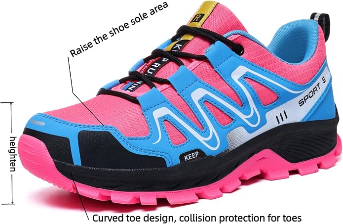 Women Hiking Shoes Casual Non-Slip Lightweight Comfortable Running Fashion Sneakers Walking Trekking Outdoor Shoes