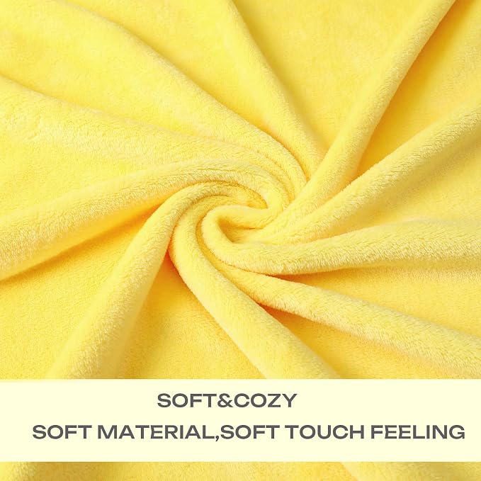 Yellow Fleece Plush Throw Blanket 108"x90"for Couch Sofa Fuzzy Cozy Flannel | Super Soft Lightweight Microfiber Blanket for Bed Chair bedroom Home Decor All Season,Birthday Gifts for Women Mom Adult