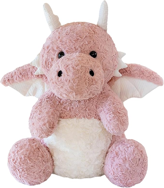 Little Flying Dragon - Cute Stuffed Animal Plush Toy - Adorable Soft Dragons Toy Plushies and Gifts - Perfect Present for Kids (Pink,11.81in/30cm)