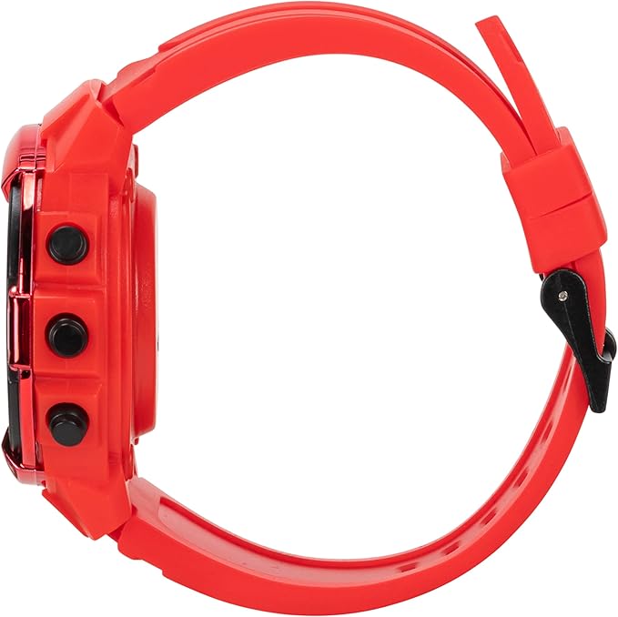 Marvel Spider-Man Flashlight Watch for Kids – Light-Up Fun with LCD Display, LED Flashlight, and Durable Silicone Band