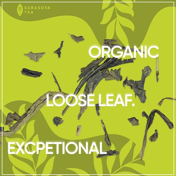 Organic Japanese Sencha Green Tea Loose Leaf | Premium Green Tea from Kagoshima Prefecture | 100% USDA Organic | Fresh & Grassy Flavor | 3oz Bag | High Antioxidants | Non-GMO