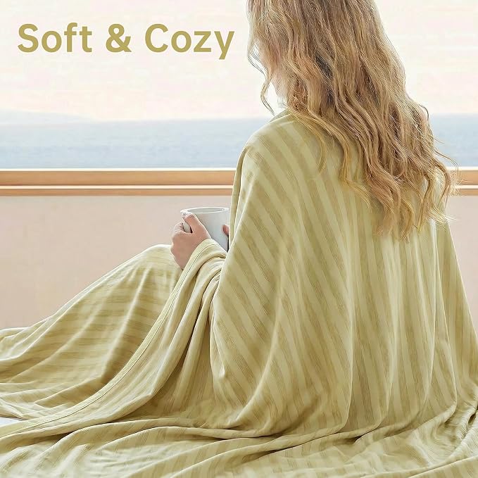 Guohaoi Cooling Blanket for Hot Sleepers and Night Sweats 50"x70" Twin Size | Arc-Chill Q-Max >0.5 Cool Fiber,100% Oeko-Tex Certified Lightweight Summer Blanket for Travel/Outdoor Ultra Cold Breathable
