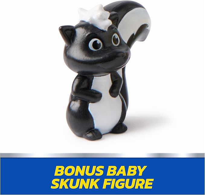 Paw Patrol Rubble & Mr. Porter Figure Pack with Skunk Toy Figure, Kids Toys for Boys & Girls Ages 3 and Up