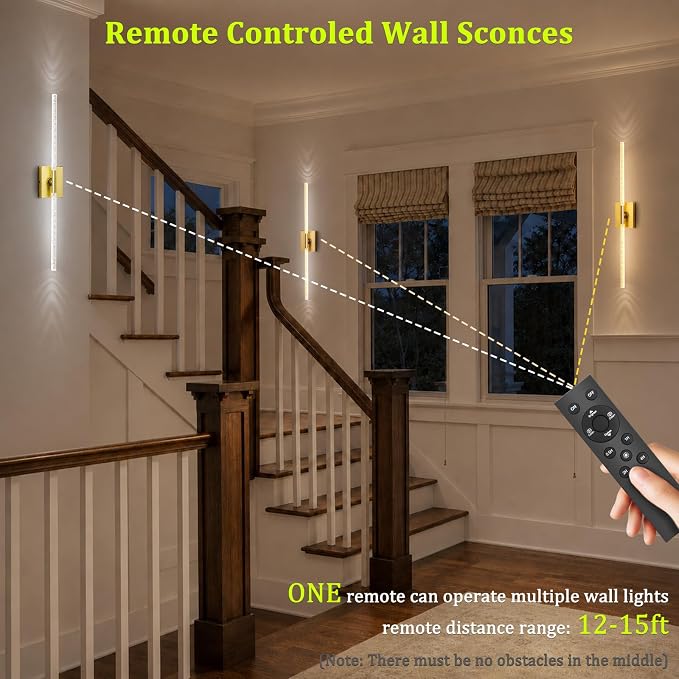 Battery Operated Wall Sconces Set of 2, 10000mAh, Gold Bubble | crystal inspired bubble wall lamp wireless, Remote control & 360° Rotate, for Bedroom Living Room Mirror Decor