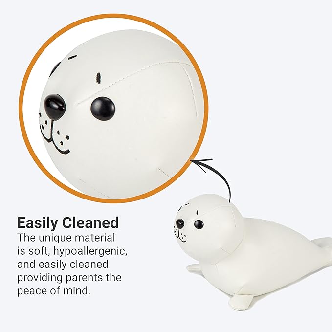 Little Big Friends Musical Baby Toy – Soft Plush Pull-String Cord Classical Toy for Baby & Toddlers | Soothing Stuffed Cuddly Animal Gift | Elliot The Seal