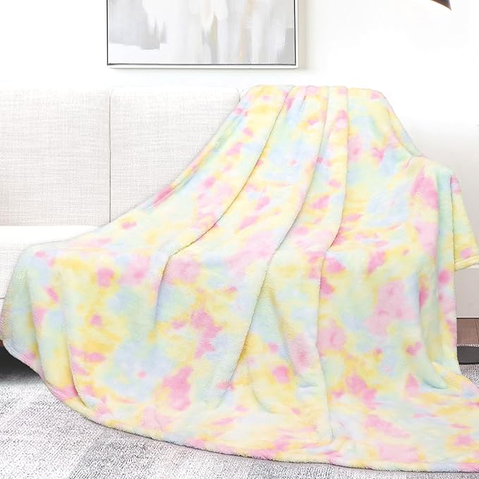 MUGD Soft Blankets Fuzzy Twin Bed Fleece Blanket Kids Warm Throw Blanket for Bed