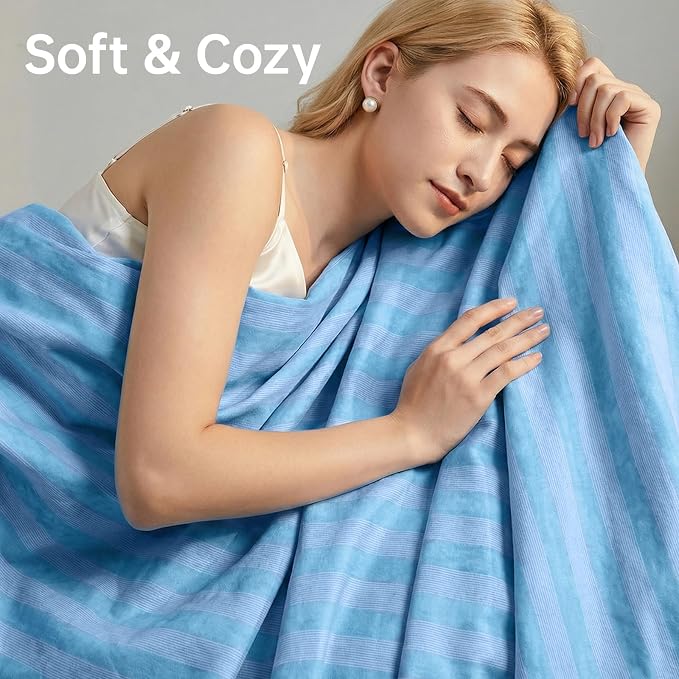 Guohaoi Cooling Blanket for Hot Sleepers and Night Sweats 60"x90" Full Size | Arc-Chill Q-Max >0.5 Cool Fiber,100% Oeko-Tex Certified Lightweight Summer Blanket for Travel/Outdoor Ultra Cold Breathable